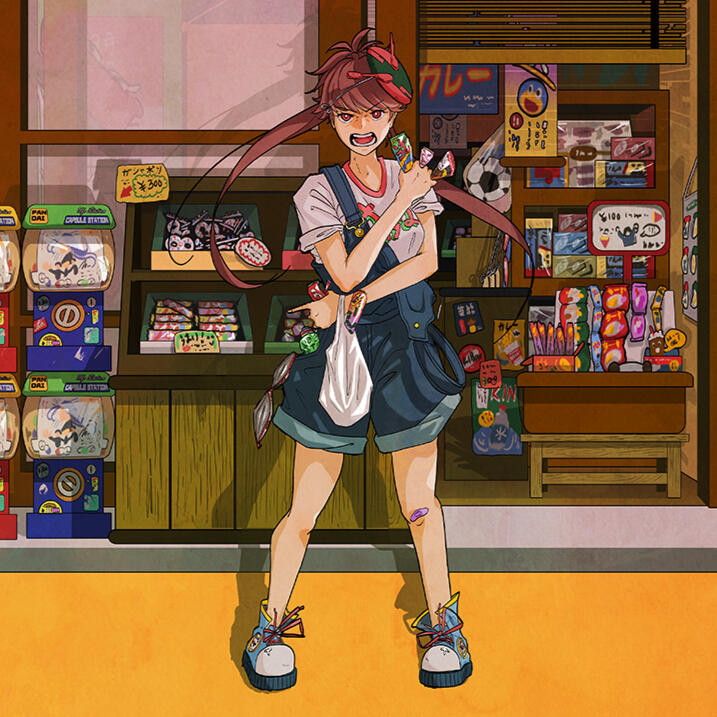 Fullbody with complicated background